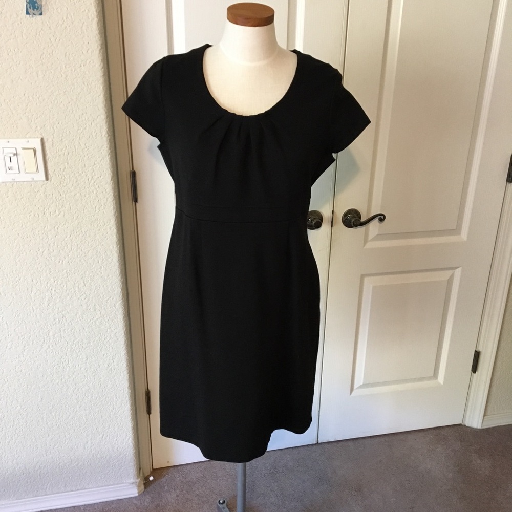 Boden Little Black Dress w/ Capped Sleeves